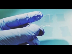 레이저 절단으로 닦은 합성 사피어 유리 판