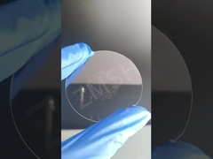 2인치 사파이어 웨이퍼 C축 구멍 Al2O3 단 결정 9.0 강도