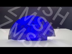 인위적 색상 보석 모이산나이트 SIC 원자재 험한 로얄 블루 덜 거품 높은 광택