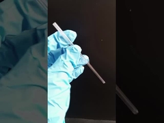 맞춤형 140mm 쌍면 닦은 사피어 튜브 광학적 부품 보호 튜브