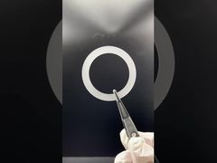 High-Precision Sapphire Ring Washer – Wear-Resistant, Insulating Single-Crystal Al₂O₃ Component