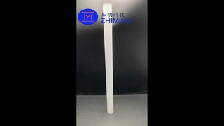 정밀 사파이어 튜브 – 광학, 유체 및 반도체 사용을 위한 광택 OD 및 접지 ID