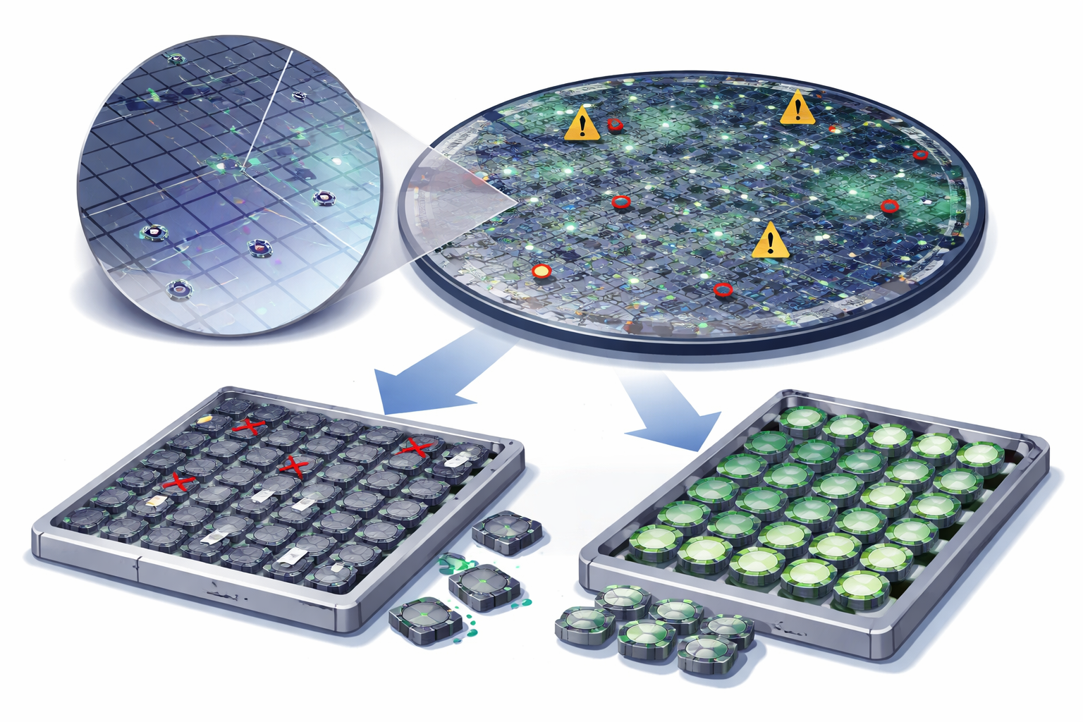 최신 회사 블로그 SiC 기판의 결함 밀도가 소자 수율에 직접적으로 미치는 영향