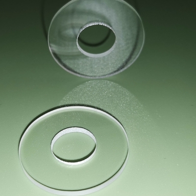 주문 ICC 광학 유리창 사파이어 빛 Al2O3 크리스탈은 창문을 보호합니다 온라인 제조