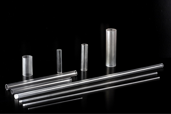 주문 EFG 방법 투명한 사파이어 튜브 산과 알칼리 / 고온저항 온라인 제조