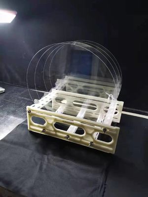 주문 12 인치 dia300mm 0.7 밀리미터 두께 Borosilicate33 기판 유리는 BF33 웨이퍼를 웨이퍼로 만듭니다 온라인 제조