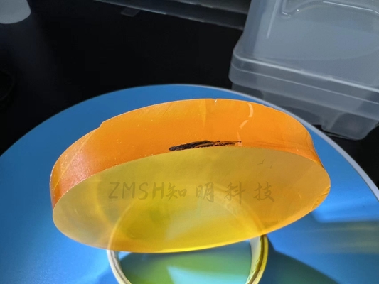 주문 레이저 로드 동안 주문 제작된 사이즈 레이저 광학 노란 사파이어 결정 온라인 제조