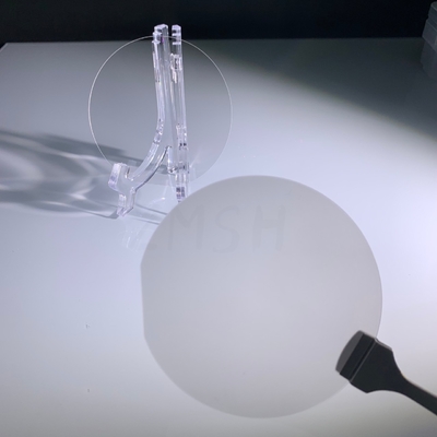 주문 4 인치 SSP 사파이어 웨이퍼 석영 유리 두께 0.1 밀리미터 0.15 밀리미터 0.2 밀리미터 온라인 제조