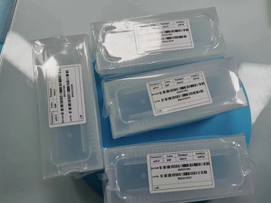 주문 사파이어 빛 웨이퍼 60/40 표면 품질 스크래치 / Dig 20/10 40/20 60/40 온라인 제조