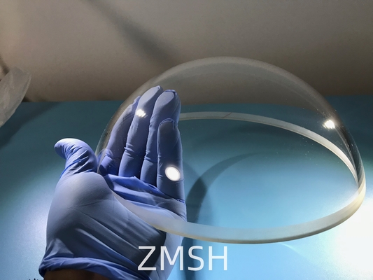 주문 알2O3 사파이어 돔 K9 유리 경화 Mohs9 고압 저항성 광학 창문 온라인 제조