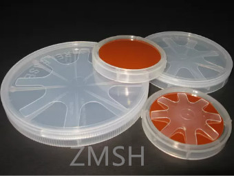 주문 GaP 반 단열 웨이퍼 P 타입 N 타입 400um 500um 녹색 LED 빨간 녹색 빛 방출 온라인 제조