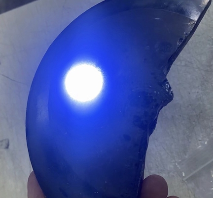 주문 맞춤형 실험실에서 자란 비자연 블루 SIC 단 결정 비닐 소재 온라인 제조