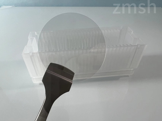 주문 2인치 단 결정 사파이어 웨이퍼 양면 닦은 Al2O3 99.999% 단일 결정 기판 온라인 제조