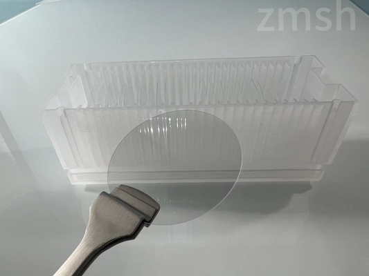 주문 단 결정성 Al2O3 높은 투명성 사피르 웨이퍼 광적 요소 온라인 제조