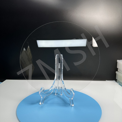 주문 12인치 사파이어 웨이퍼 사파이어 기판 Al2O3 웨이퍼 9.0Mohs 투명한 SSP DSP C축 온라인 제조