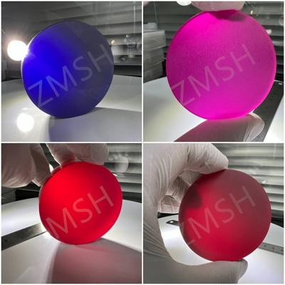 주문 사파이어 부품 사용자 정의 사파이어 단위 순수 Al2O3 투명성 튜브 웨이퍼 창문 온라인 제조