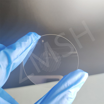 주문 2인치 사파이어 웨이퍼 구멍 C 평면 Al2O3 단 결정 9.0 강도 온라인 제조