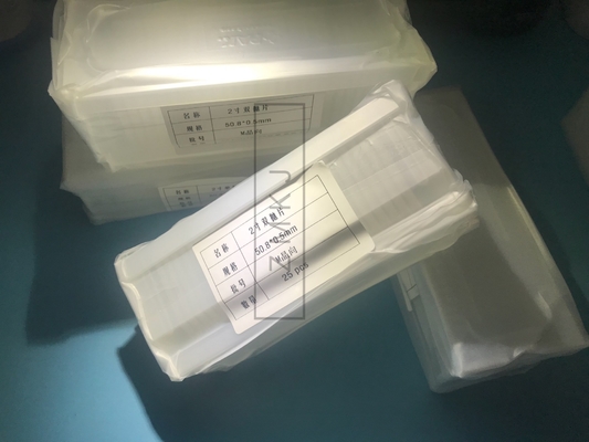 주문 M 축선 2 인치 사파이어 수정같은 유리 DSP/SSP 0.5mm 기질 99.999% Al2O3 온라인 제조