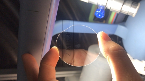 주문 광학 유리 사파이어 기질 DSP를 위한 2 인치 0.1mm 0.175mm 간격 웨이퍼 온라인 제조