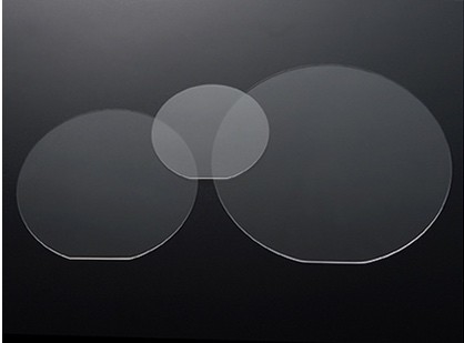 주문 dia125mm 두 배 측에 의하여 닦는 사파이어 유리제 렌즈 Al2O3 단결정 기질 온라인 제조