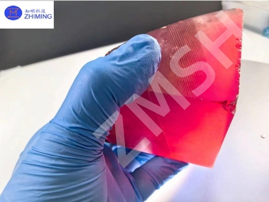 주문 실험실에서 재배된 험한 사파이어 컷되지 않은 분홍-포렌지색 파파라드샤 Al2O3 단일 결정 고성도 온라인 제조