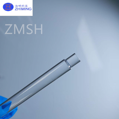 주문 사파이어 AL2O3 튜브 NMR 핵 자기 공명 고 강도 투명 닦은 사용자 정의 온라인 제조