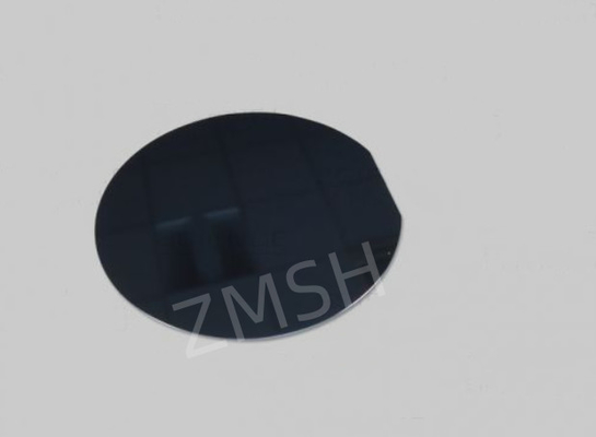 주문 실리콘 탄화화물 웨이퍼 시크 기판 4H-P 타입 오프 축 4.0° 제로 쪽 등급 온도 센서 온라인 제조