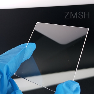 주문 투명한 사피어 광학 창 기판 단일 결정 Al2O3 99.999% 절단 사용자 정의 IR 창 온라인 제조