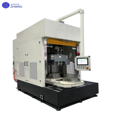 주문 단 결정적 실리콘 듀얼 스테이션 정면 기계 6/8/12 인치 burr ≤0.5mm 고 정밀 ±0.05mm 온라인 제조