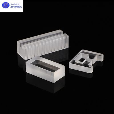 주문 레이저로 구멍을 낸 맞춤형 모양의 고순도 석영 유리판 온라인 제조