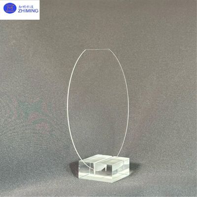 주문 4인치 석영 웨이퍼 직경 100mm 반도체 제조용 융합 실리카 웨이퍼 온라인 제조