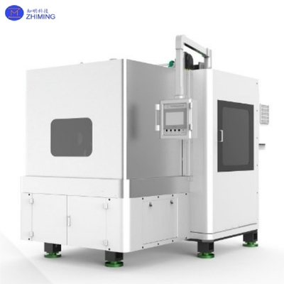 주문 다이아몬드 와이어 싱글 / 멀티 와이어 듀얼 스테이션 절단 기계 사파이어 / SiC 재료 가공 온라인 제조