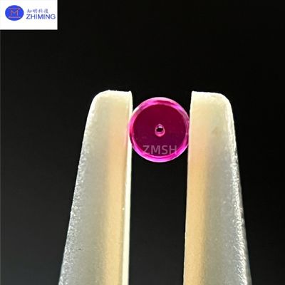 주문 ​​정밀 계측을 위한 맞춤형 루비 베어링, 모스 경도 9​​ 온라인 제조