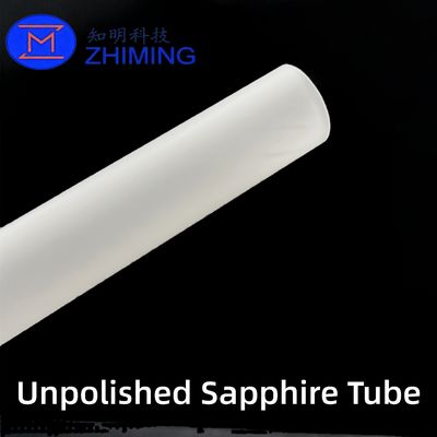 주문 Unpolished Sapphire Tube - High-Performance Single Crystal Al₂O₃, Custom Sizes Available 온라인 제조