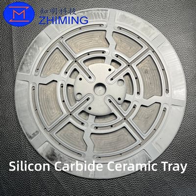 주문 SiC Ceramic Tray for LED Wafer Epitaxy and ICP Etching Processes 온라인 제조