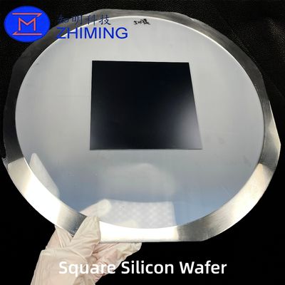 주문 Square Silicon Wafer with Film-Laminated Carrier for Advanced IC, Semiconductor & Quantum Research 온라인 제조