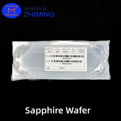 주문 2-inch DSP Sapphire Wafer 200 µm Al₂O₃  for LED & Optical Applications 온라인 제조