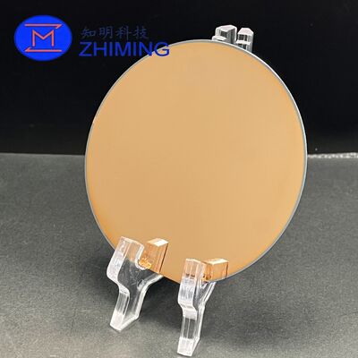 주문 4인치 N형 P 도핑된 Si (100) with 100 nm Ti + 200 nm Cu 박막 Cu 필름 on Ti/실리콘 웨이퍼 온라인 제조