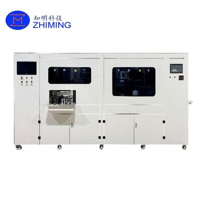 주문 고 정밀 웨이퍼 및 그래피트 플레이트 응용을위한 SiC 완전 자동 스프레이 결합 기계 온라인 제조