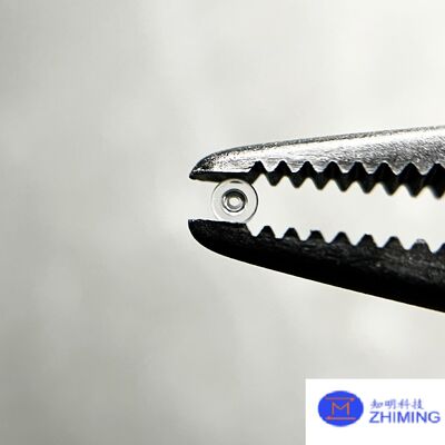 주문 정밀 시계 보석 애플리케이션을 위해 9 모스 강도와 함께 사용자 정의 가능한 0.15mm 단 결정성 Al2O3 사파이어 베어링 온라인 제조