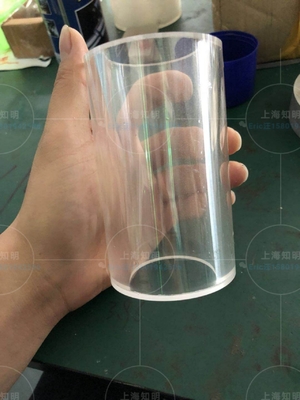 주문 수정 Al2O3 85% 눈에 보이는 마모 방지 사파이어 튜브 온라인 제조