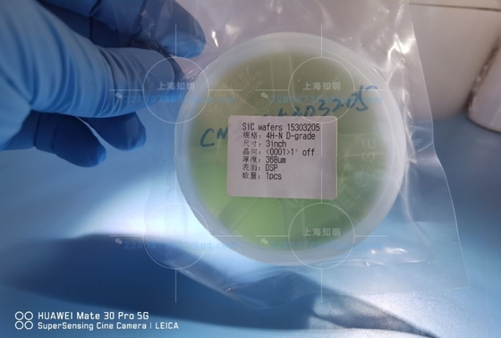 주문 3 인치 4 인치 2 인치 0.35 밀리미터 DSP는 4h-N 탄화규소 SIC 웨이퍼를 포장합니다 온라인 제조