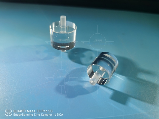 주문 닦은 85% 눈에 보이는 Al2O3 사파이어 빛 광학 롤러 온라인 제조