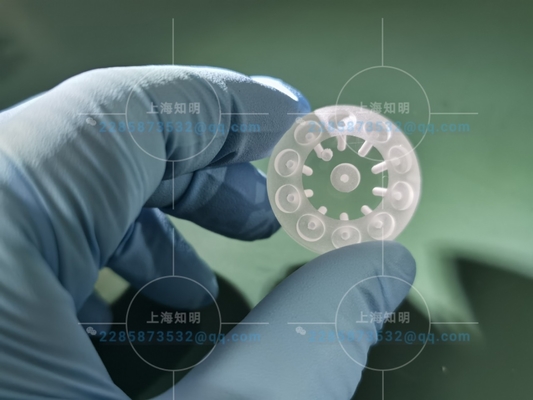 주문 수력 부식 저항성 사파이어 빛 광학적창문은 제어밸브를 흘립니다 온라인 제조