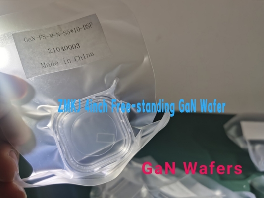 주문 반전도성을 위한 언도핑 10X10mm M-주축 HVPE 질화 갈륨 기판 온라인 제조