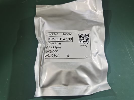 주문 세미 절연  2 인치 50 밀리미터 앤형 가상 InP 인화 인듐 웨이퍼 온라인 제조