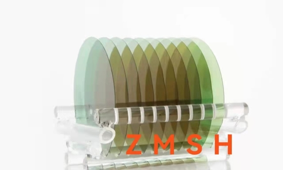 주문 4H-N 4 인치 실리콘 질화물 SiC 기판은 고출력 장치를 위한 학년 SiC 기판을 더미를 만듭니다 온라인 제조