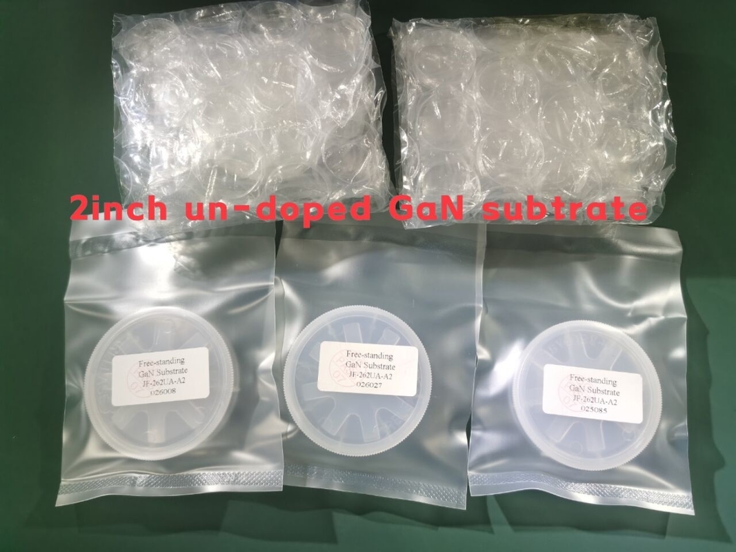 2-4inch HVPE GaN Wafer Customized Size Free - Standing GaN Single Crystal Material