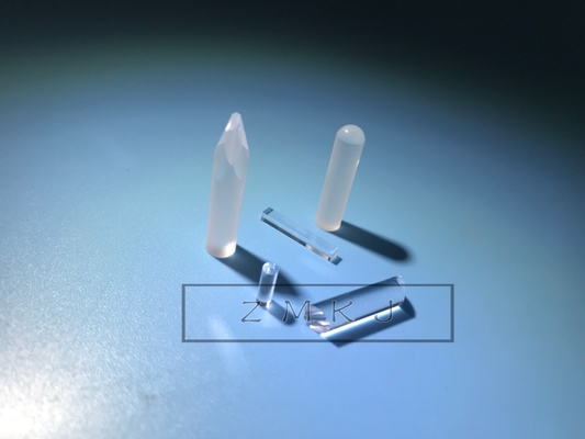 Anti - Corrosion Sapphire Parts , Synthetic Sapphire Rod For High Temperature Thermometry