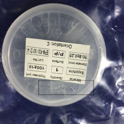 단결정 매우 얇은 사파이어 웨이퍼, 사파이어 기질 2 인치 0.1mm 간격